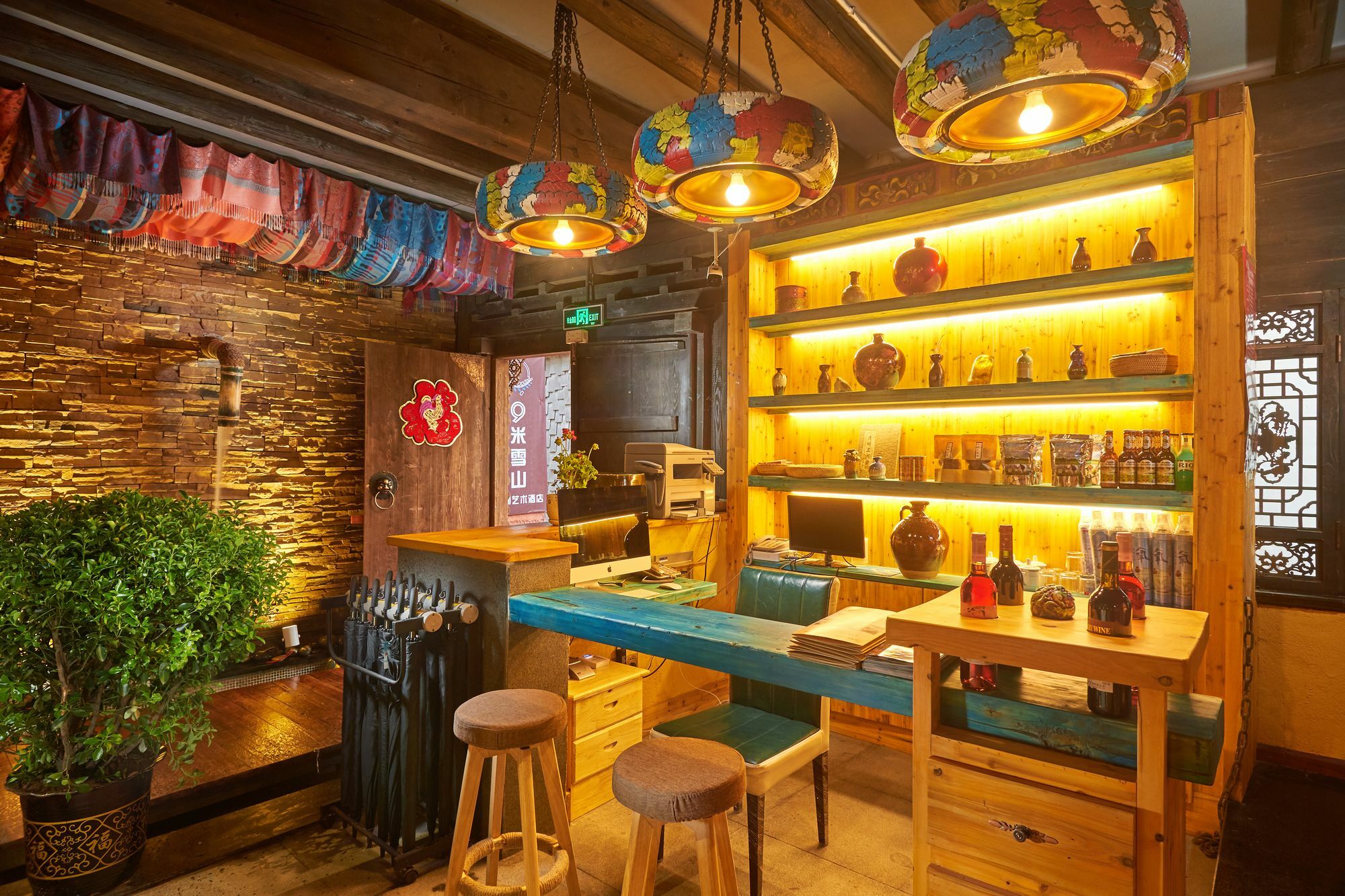 Jiumi Snow Mountain Original Art Hotel Shangri-La Exterior foto
